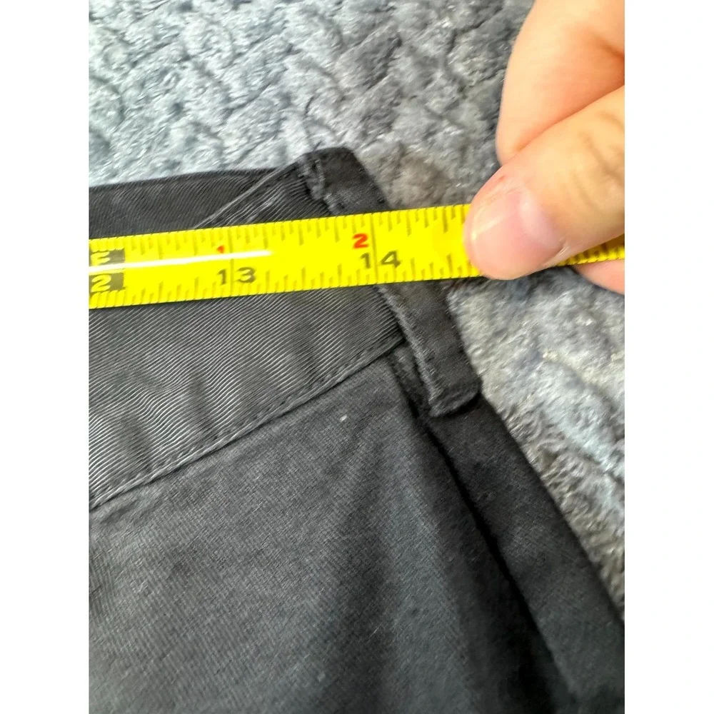 Kenneth Cole Ankles Pants Womens 2P Black Cotton‎ Mid Rise Cargo Zipper Utility
